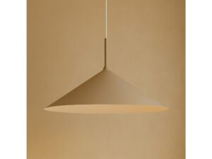 Miniaturka 10 - Kaszmirowa lampa wisząca Venolo 60 cm w ciepłej aranżacji