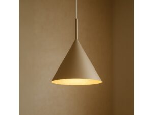 Miniaturka 11 - Kaszmirowa lampa Venolo GX53 świecąca nad strefą wypoczynku