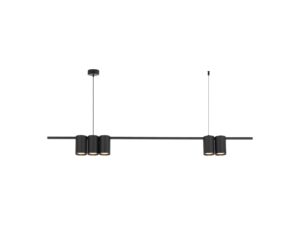 Miniaturka 6 - Lampa wisząca Vesavia na listwie 5-punktowa GU10 100 cm