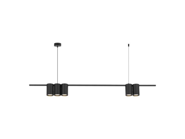 Lampa wisząca Vesavia na listwie 5-punktowa GU10 100 cm