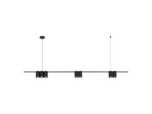 Miniaturka 6 - Lampa wisząca Vesavia na listwie 7-punktowa GU10 150 cm