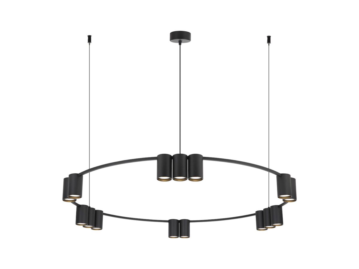 Lampa wisząca Vesavia koło 15×GU10 Ø100 cm