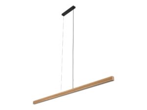 Miniaturka 1 - Lampa wisząca Viga Wood LED z jasną szczotkowaną sosną postarzaną