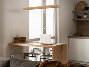 Miniaturka 3 - Lampa wisząca Viga Wood postarzana, aranżacja