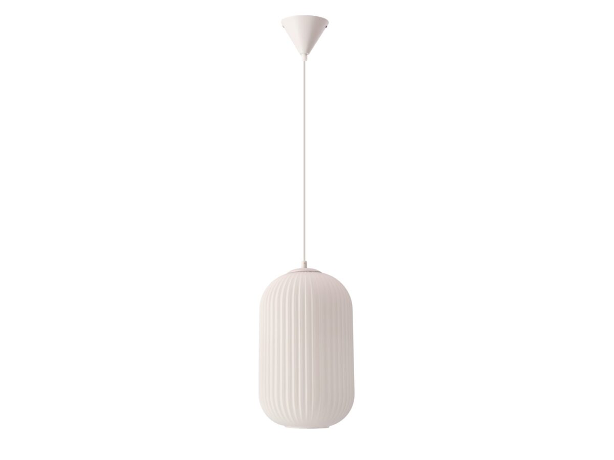 Lampa wisząca Viravela 20 cm ze szklanym kloszem E27