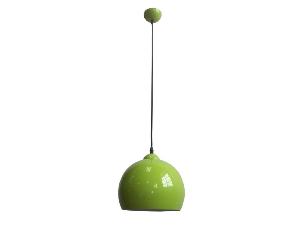 Lampa wisząca Viredano metalowa – pistacjowa lub malinowa