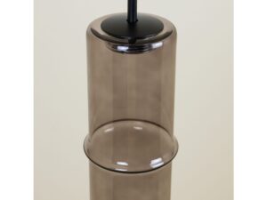 Miniaturka 4 - Lampa Viresio zbliżenie szklanego klosza w odcieniu kaszmirowym