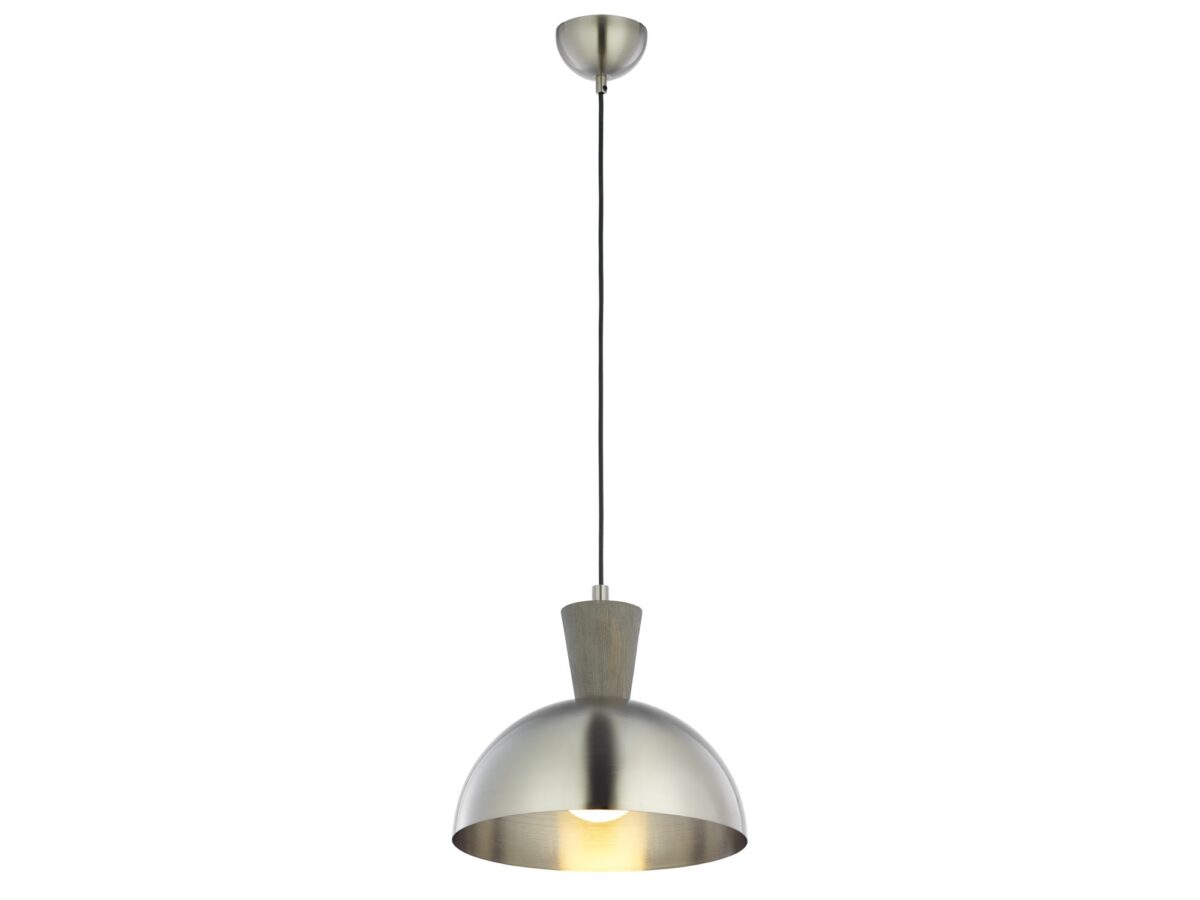 Lampa wisząca Vito z metalowym kloszem kopułowym