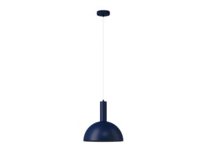Miniaturka 5 - Lampa wisząca Vitrum Kopuła M granatowa z metalowym kopułowym kloszem
