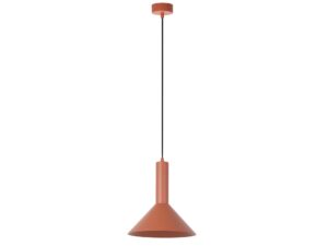 Miniaturka 3 - Lampa wisząca Vitrum Stożek ceglana ze stożkowym kloszem ze stali