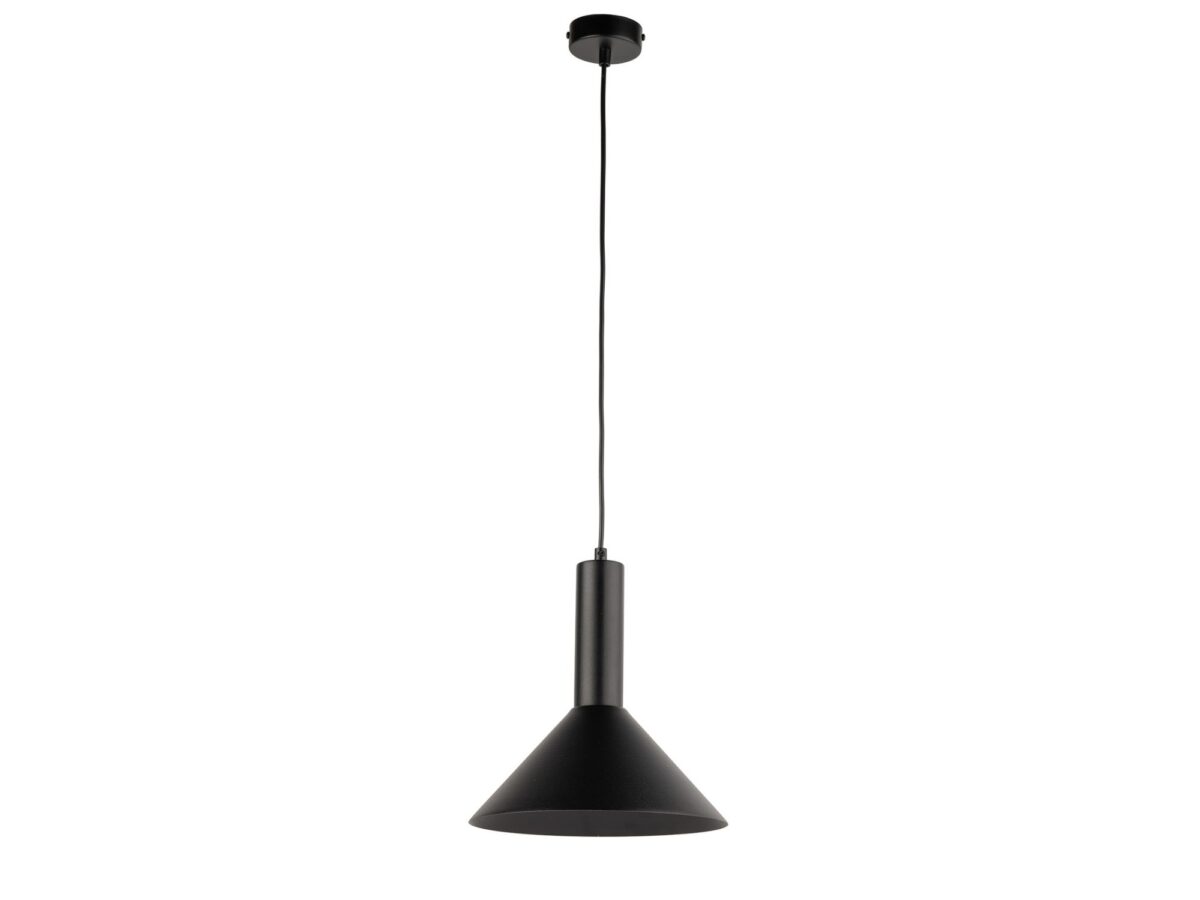 Lampa wisząca Vitrum Stożek 1-punktowa z metalowym kloszem