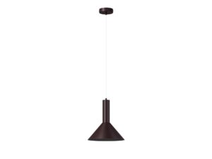 Miniaturka 8 - Lampa wisząca Vitrum Stożek czekoladowy brąz z pełnym zawieszeniem