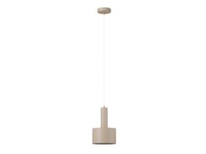 Miniaturka 8 - Vitrum Walec ciepły beż, jednopunktowa lampa wisząca z walcowatym kloszem