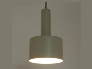 Miniaturka 10 - Lampa wisząca Vitrum Walec szary beż, klosz rozświetlony od spodu