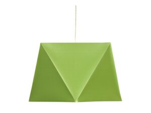Miniaturka 3 - Lampa wisząca Volamo z geometrycznym abażurem w kolorze pastelowej zieleni