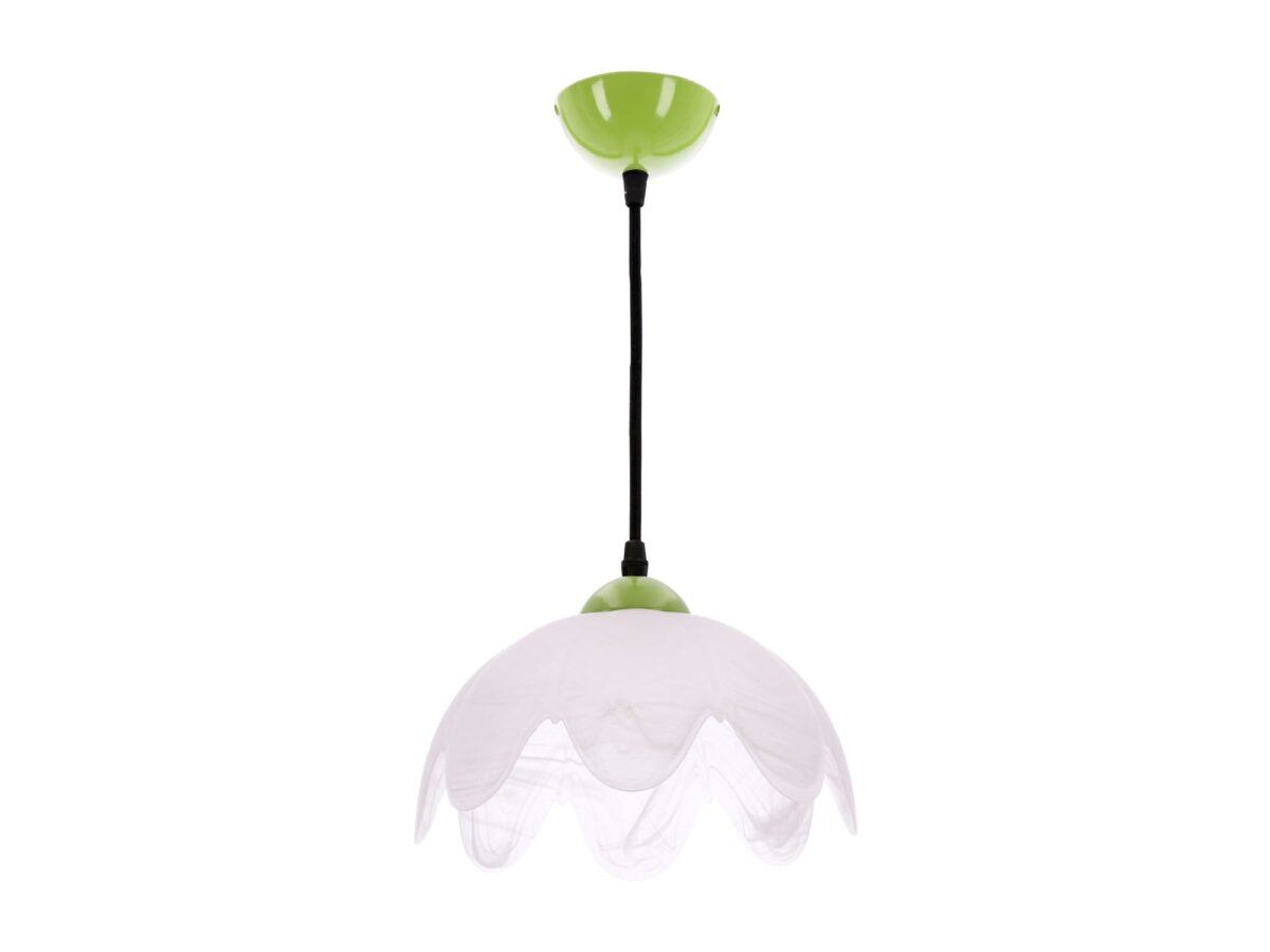 Lampa wisząca Volevano ze szklanym kloszem 25 cm