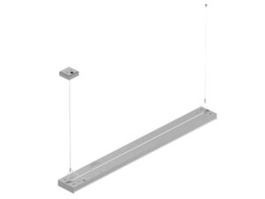 Miniaturka 5 - Lampa wisząca Worklight P Line 150 cm srebrna – widok tylny
