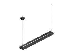 Miniaturka 1 - Lampa wisząca Worklight P Line czarna – widok tylny