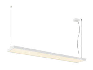 Miniaturka 1 - Lampa wisząca Worklight Pro 150 w kolorze białym na białym tle