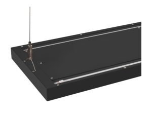 Miniaturka 6 - Zbliżenie czarnej oprawy liniowej Worklight Pro 150