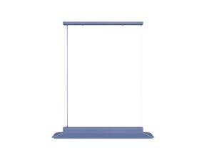 Miniaturka 3 - Niebieska lampa wisząca YOTTSU A LED na dwóch linkach