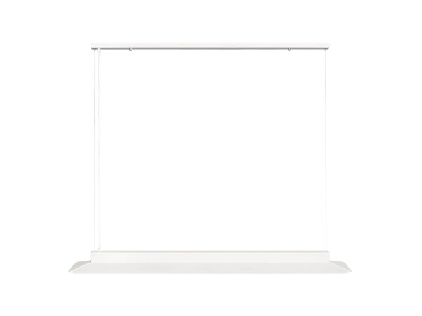 Biała lampa wisząca YOTTSU C LED o długości 140 cm
