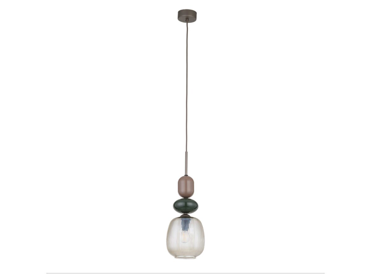 Lampa wisząca Zen 1-punktowa ze szklanym kloszem