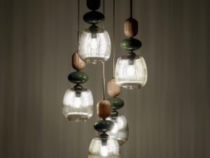 Miniaturka 4 - Lampa wisząca Zen Koło z kloszami Botti w aranżacji wnętrza