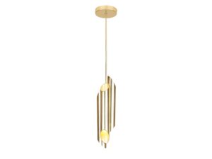 Miniaturka 1 - Lampa wisząca Zenasa sześć źródeł E14 złota