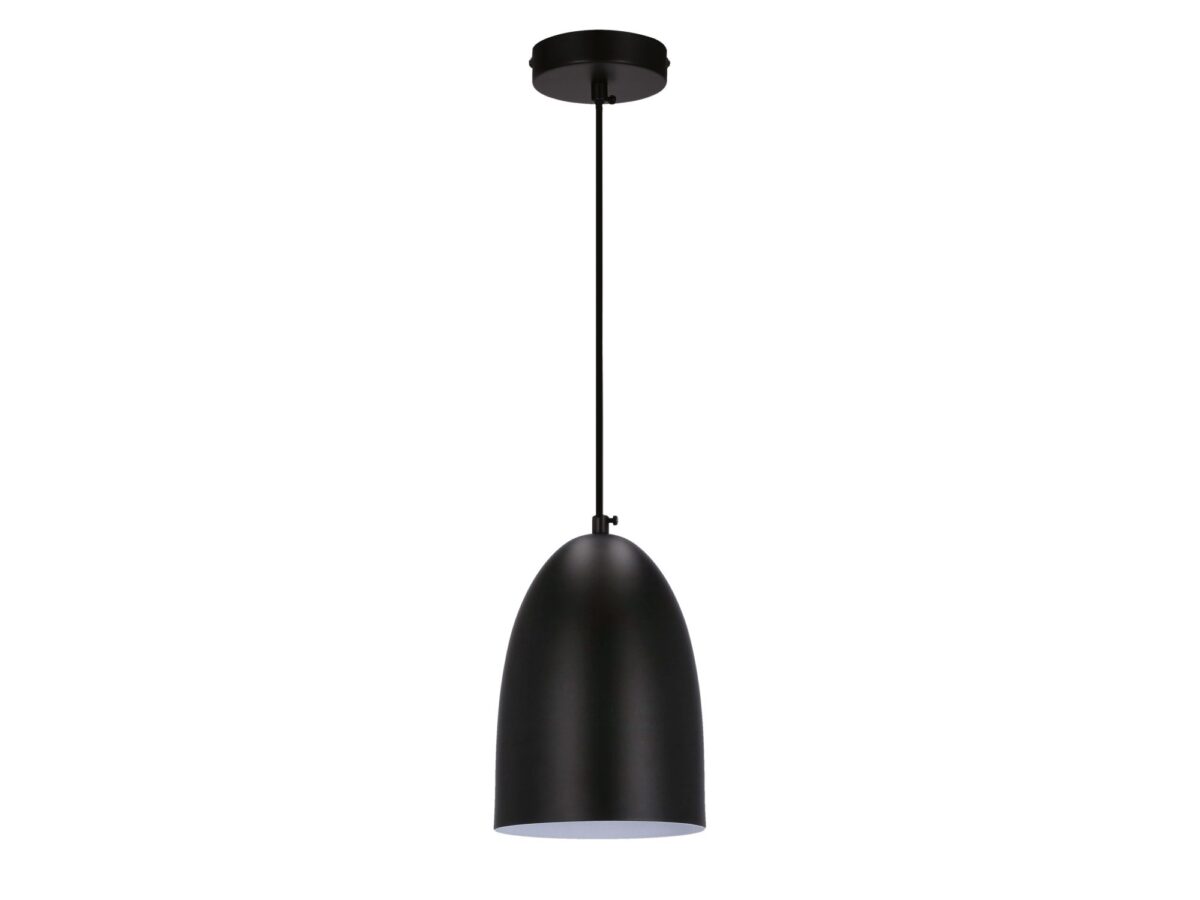 Lampa wisząca Zenisino 14 cm z metalowym kloszem