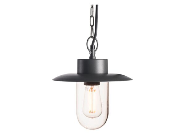 Lampa wisząca zewnętrzna Molat E27 w antracytowym wykończeniu, widok główny