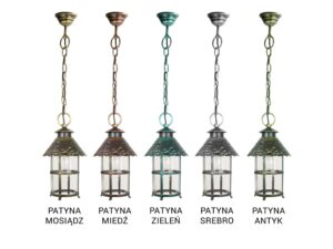 Miniaturka 3 - Lampa wisząca TOLEDO K 1018/1/R – porównanie patyn