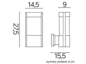 Miniaturka 3 - Kinkiet zewnętrzny ELIS TY 0651 – zdjęcie 4