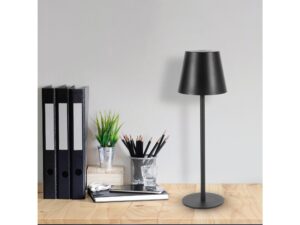 Miniaturka 2 - Lampka biurkowa Avosina LED 3 W akumulatorowa czarna – zdjęcie 3