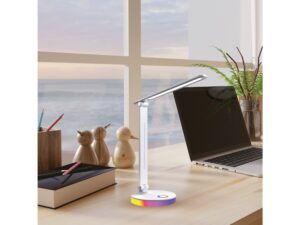 Miniaturka 3 - Lampka biurkowa LED RGB Kaledona 5 W 35 cm – zdjęcie 4