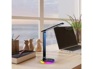 Miniaturka 2 - Lampka biurkowa LED RGB Kaledona 5 W 35 cm – zdjęcie 3