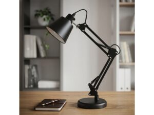 Miniaturka 2 - Lampka biurkowa Marido czarna w aranżacji – ujęcie 2