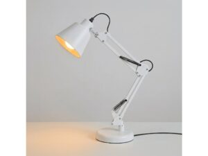 Miniaturka 9 - Lampka biurkowa Marido biała w aranżacji – ujęcie 1