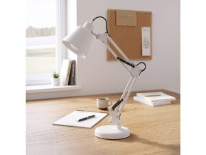 Miniaturka 3 - Lampka biurkowa Marido biała w aranżacji – ujęcie 2