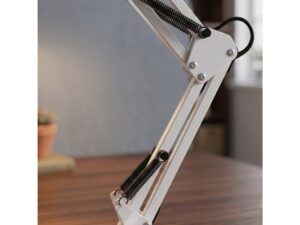 Miniaturka 7 - Lampka biurkowa Marido biała w aranżacji – ujęcie 4