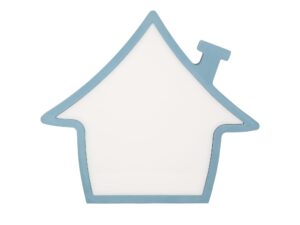 Miniaturka 1 - Lampka stołowa LED dla dziecka w kształcie niebieskiego domku