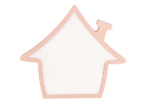 Miniaturka 3 - Lampka stołowa LED dla dziecka w kształcie różowego domku