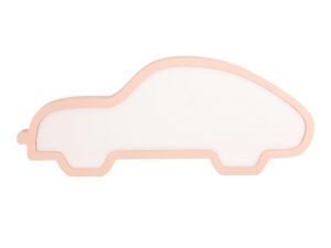 Miniaturka 1 - Różowa lampka dziecięca LED w kształcie samochodu