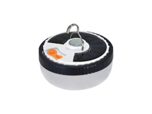 Miniaturka 1 - Lampa LED solarna USB 10 W widok górnego panelu i uchwytu