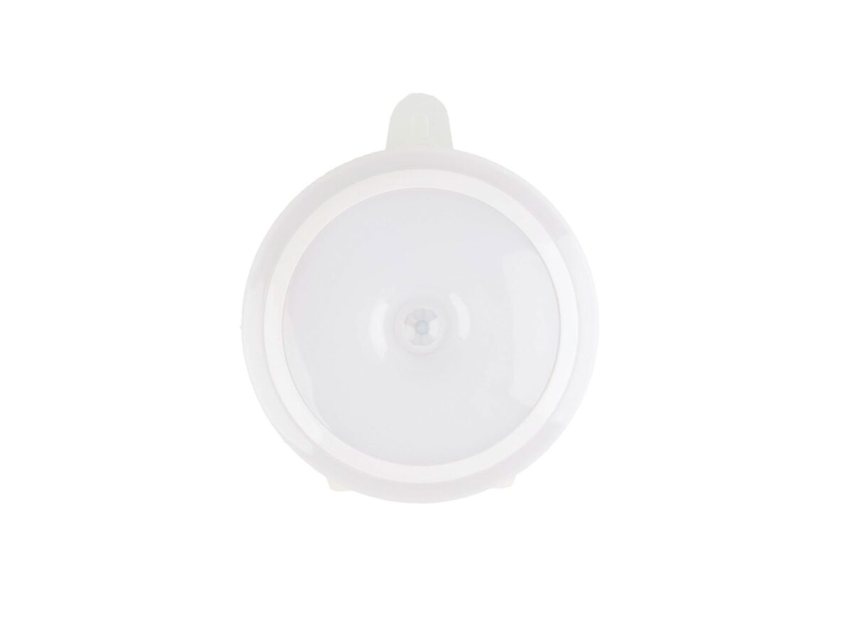 Lampka meblowa LED 0,5 W Ø8 cm biała z czujnikiem ruchu