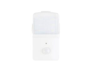 Miniaturka 3 - Biała lampka natynkowa LED 0,5 W z czujnikiem ruchu, front na białym tle