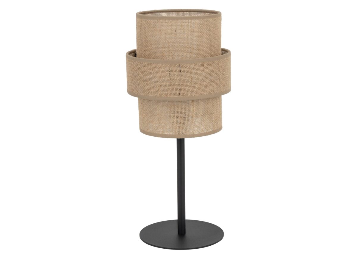 Lampka nocna Calisto z podwójnym abażurem E27 38 cm