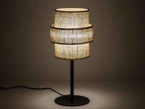 Miniaturka 1 - Lampka nocna Calisto Juta w aranżacji pokoju