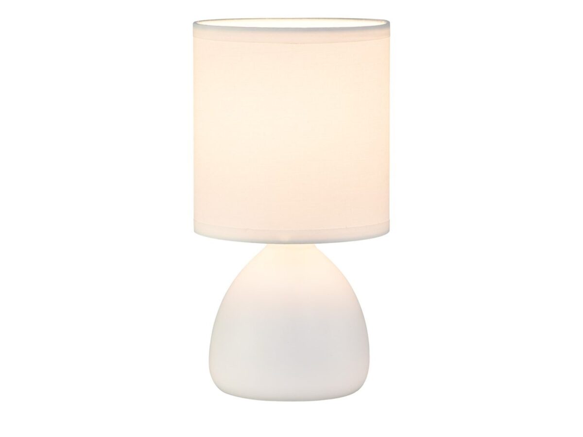 Lampka nocna Olesena E14 z ceramiczną podstawą