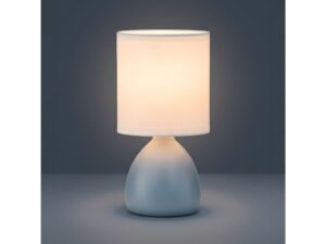 Miniaturka 7 - Szara lampka Olesena na ciemniejszym tle w aranżacji
